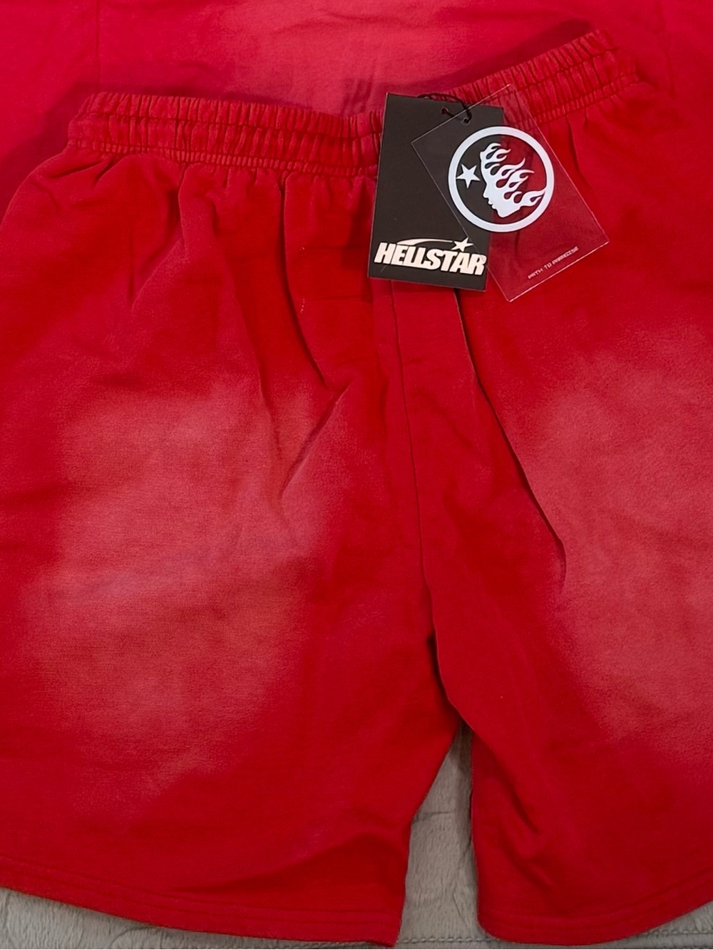 ‼️Hellstar Men's Red Athletic Shorts‼️